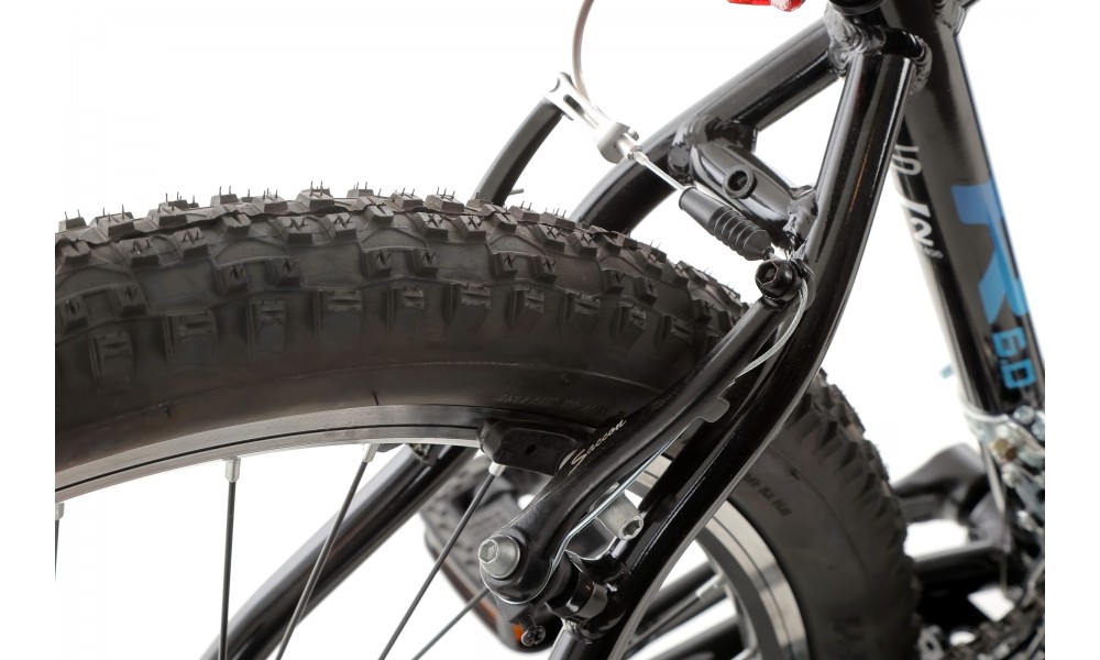 Rower górski Romet Rambler R6.0 JR 2024 - czarno-niebiesko-srebrny