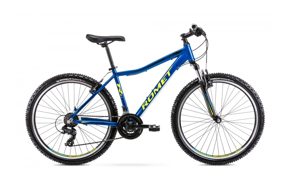 Rower górski Romet Rambler R6.1 JR 2024 - niebieski-zielony-czarny