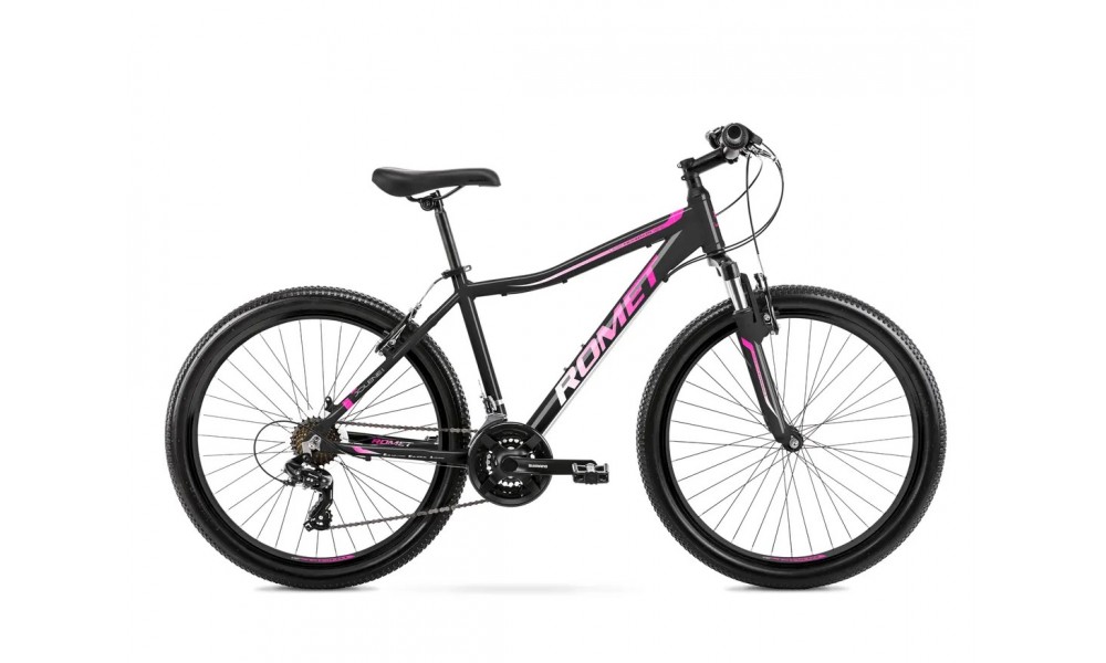 Rower górski Romet Jolene 6.0 2024 - czarno-różowy