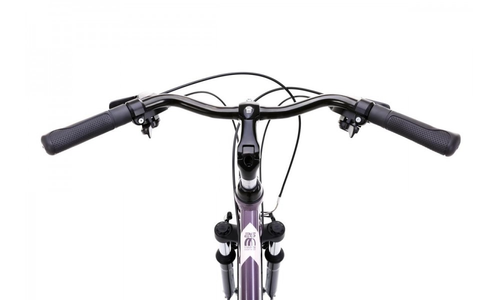 Rower trekkingowy Romet Gazela 26 1 2024 - różowy-biały