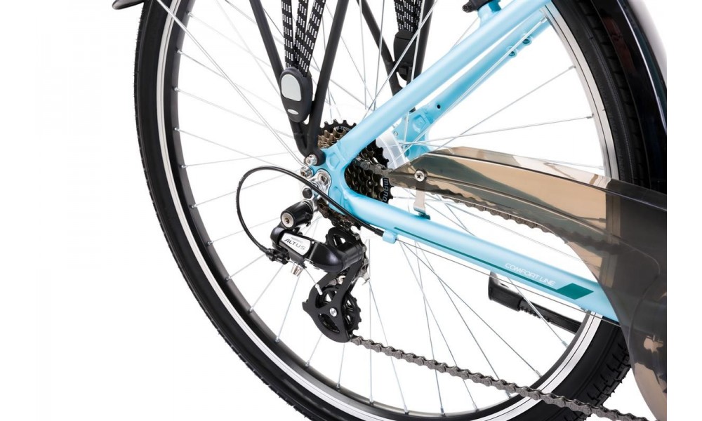 Rower trekkingowy Romet Gazela 26 1 2024 - miętowy-zielony