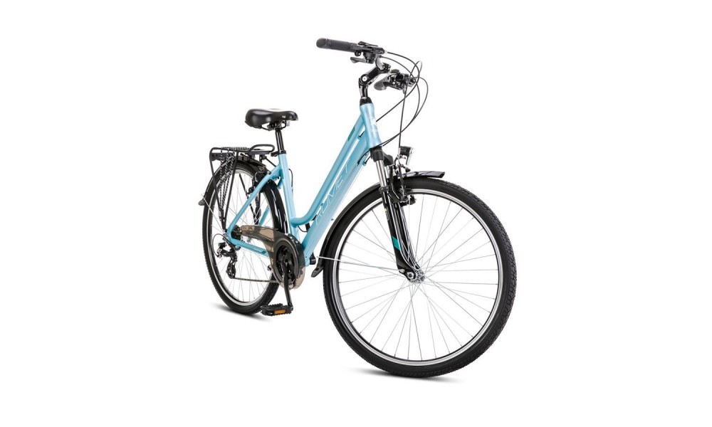 Rower trekkingowy Romet Gazela 26 1 2024 - miętowy-zielony