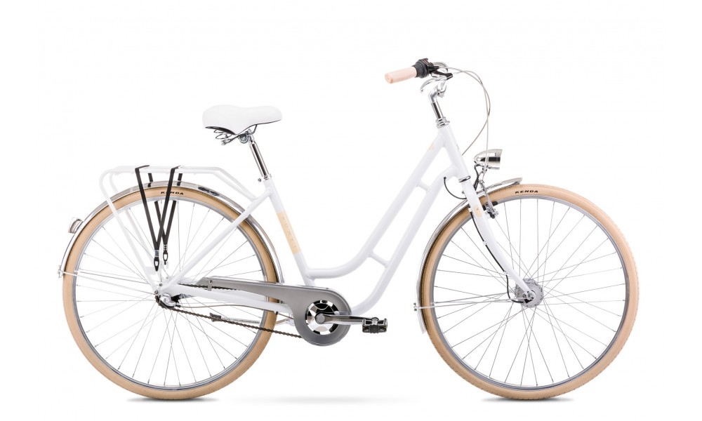 Rower miejski Romet Luiza Classic 26 2024 - biały