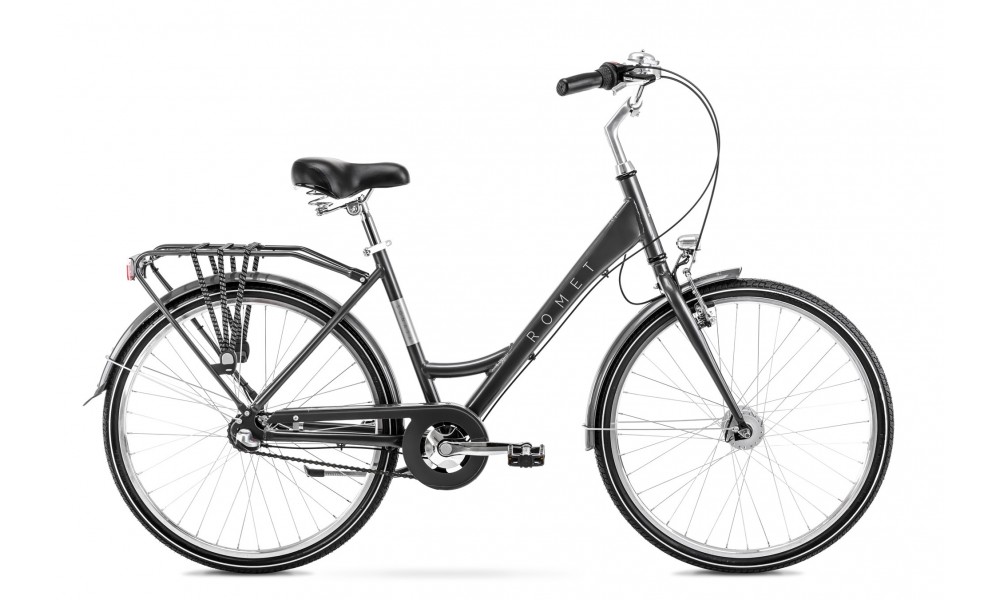 Rower miejski Romet Sonata Classic 26 2024 - grafitowy