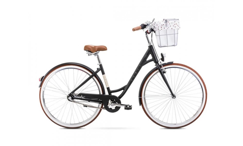 Rower miejski Romet Pop Art Eco 26 2024 - czarny