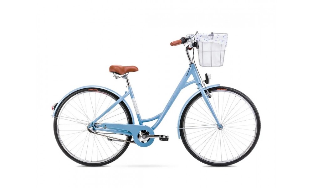 Rower miejski Romet Pop Art Eco 26 2024 - niebieski