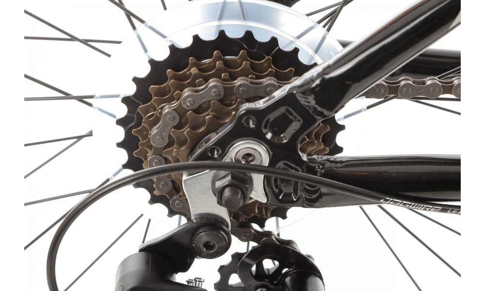 Rower górski Romet Rambler R6.0 2024 - czarno-pomarańczowo-czerwony