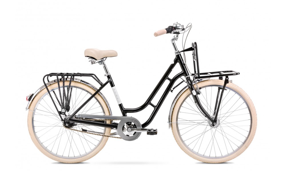Rower miejski Romet Luiza Lux 26 2024 - czarny