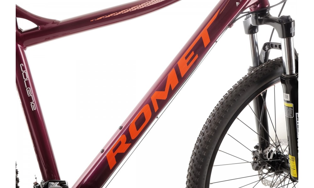 Rower górski Romet Jolene 7.2 2024 - purpurowo-pomarańczowy