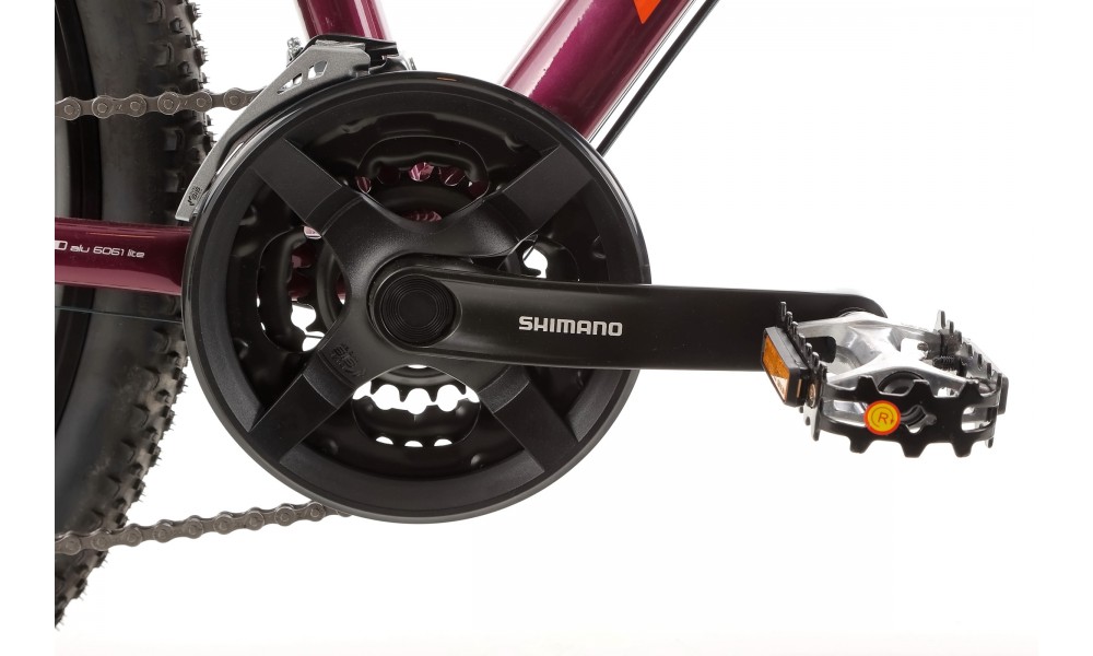 Rower górski Romet Jolene 7.2 2024 - purpurowo-pomarańczowy