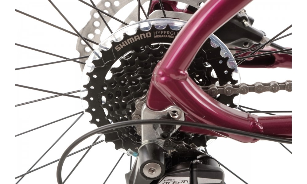 Rower górski Romet Jolene 7.2 2024 - purpurowo-pomarańczowy