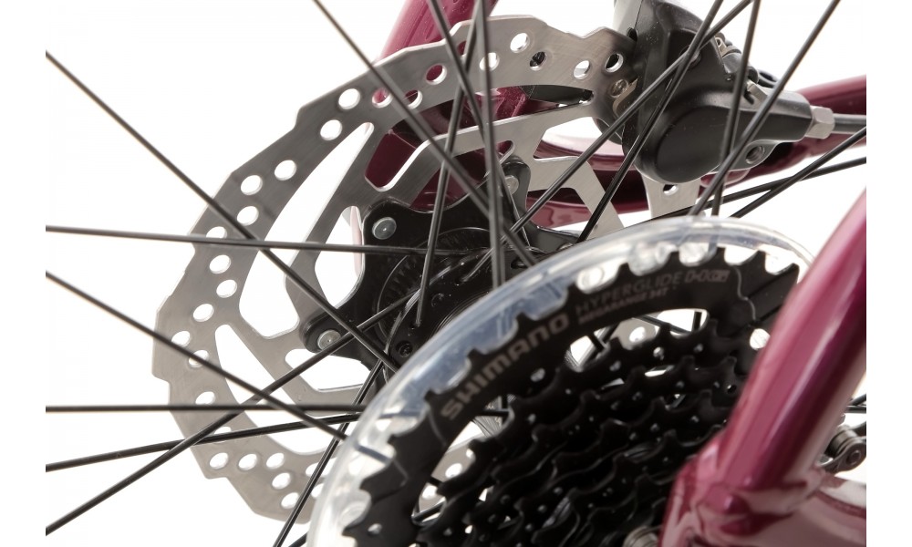 Rower górski Romet Jolene 7.2 2024 - purpurowo-pomarańczowy