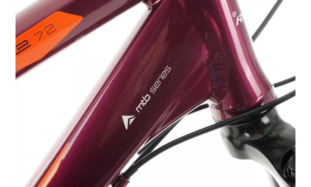 Rower górski Romet Jolene 7.2 2024 - purpurowo-pomarańczowy