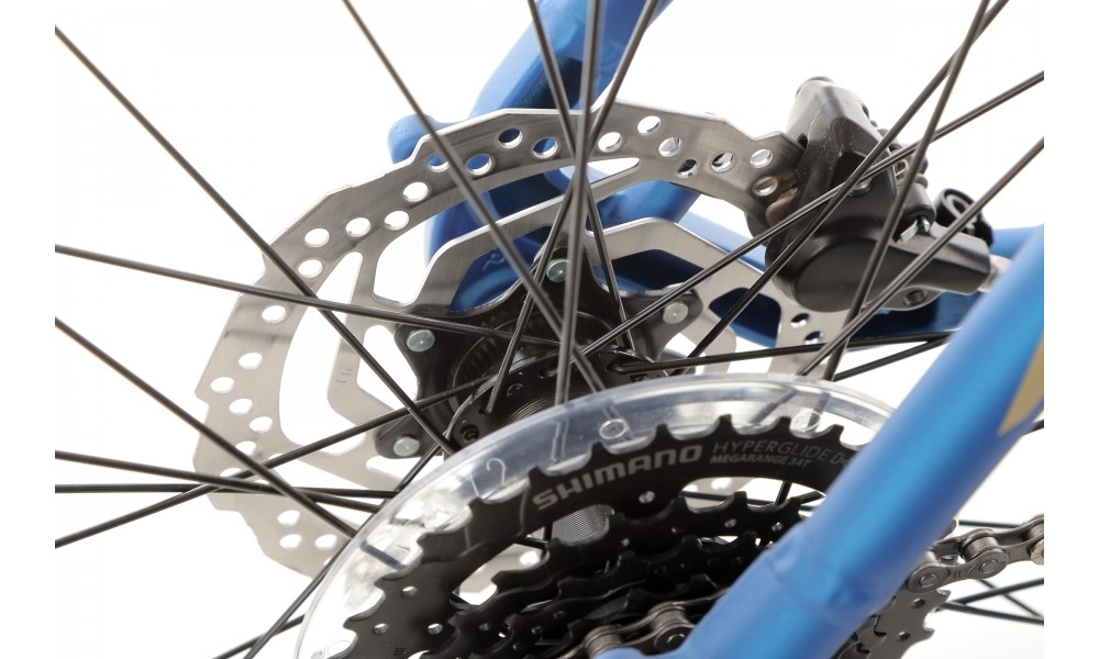 Rower górski Romet Rambler R7.3 2024 - niebieski-żółty