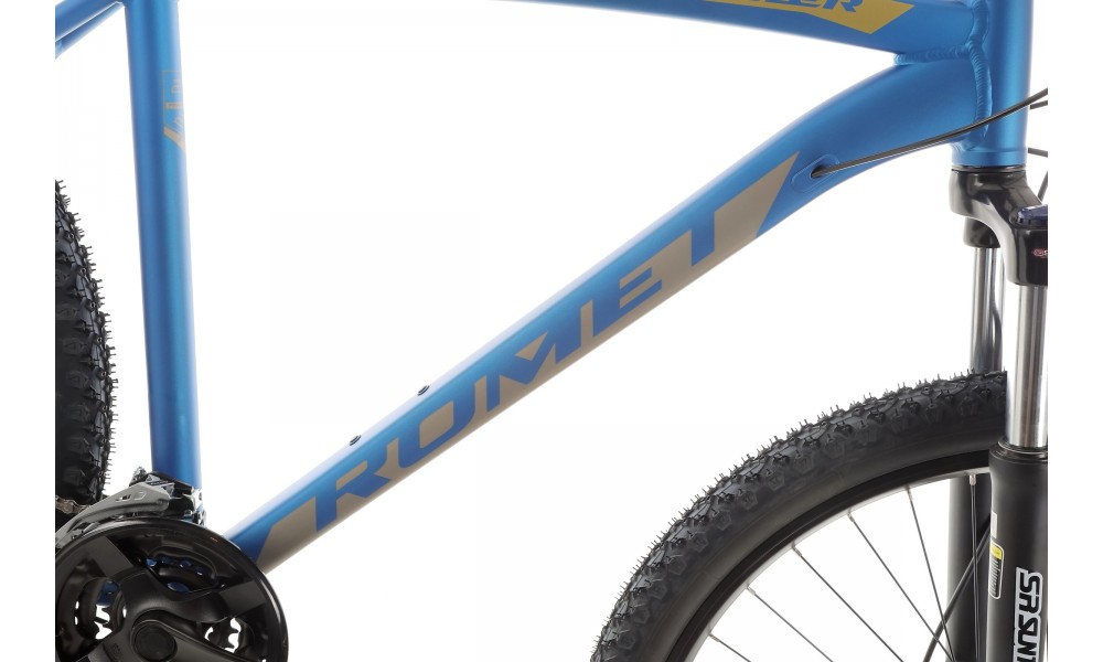 Rower górski Romet Rambler R7.3 2024 - niebieski-żółty