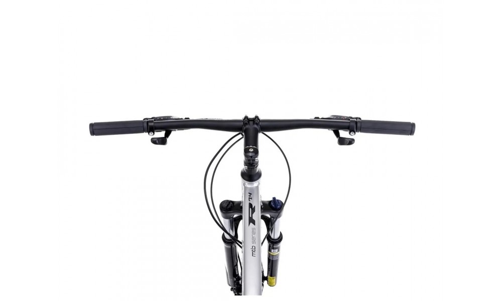 Rower górski Romet Rambler R7.4 2024 - srebrno-czerwono-grafitowy