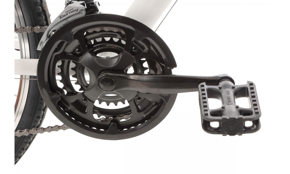 Rower crossowy Romet Orkan D 2024 - biało-fioletowy