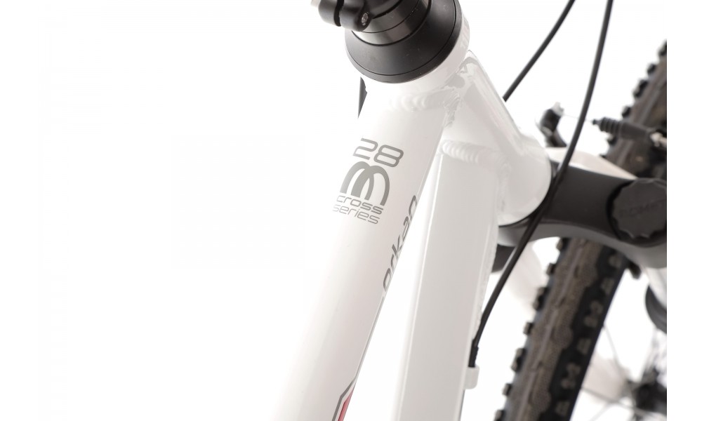 Rower crossowy Romet Orkan D 2024 - biało-fioletowy