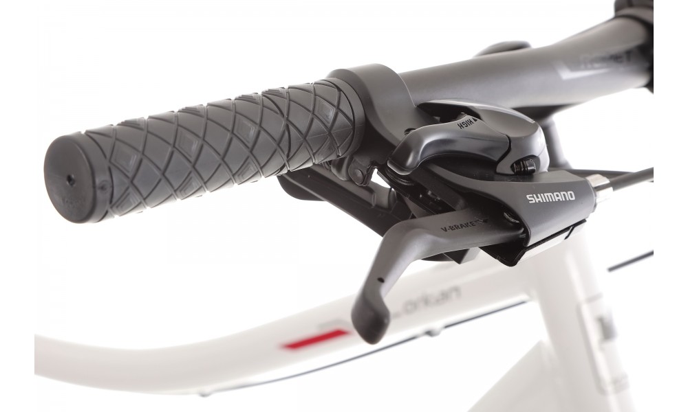 Rower crossowy Romet Orkan D 2024 - biało-fioletowy