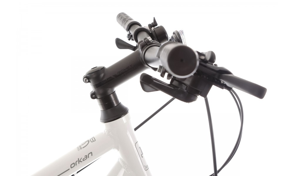 Rower crossowy Romet Orkan D 2024 - biało-fioletowy