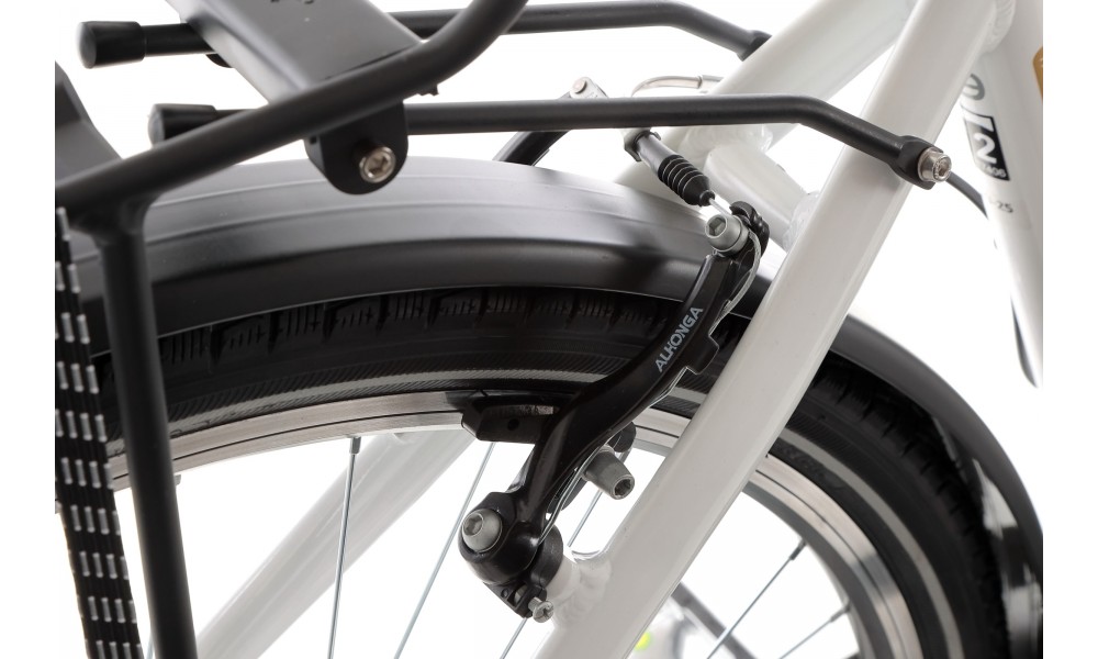 Rower trekkingowy Romet Gazela 5 2024 - biało-złoty