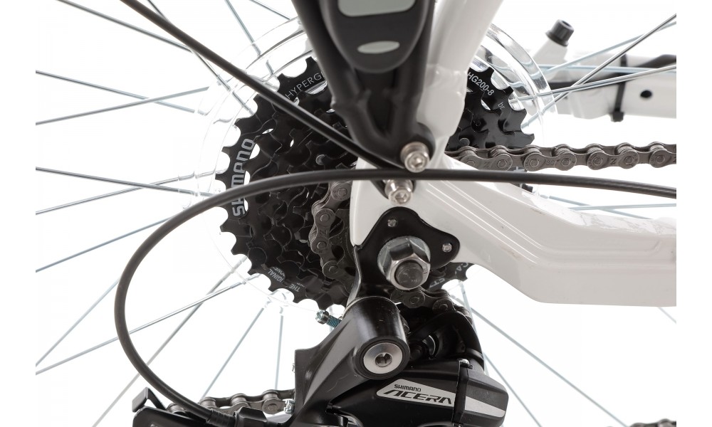 Rower trekkingowy Romet Gazela 5 2024 - biało-złoty