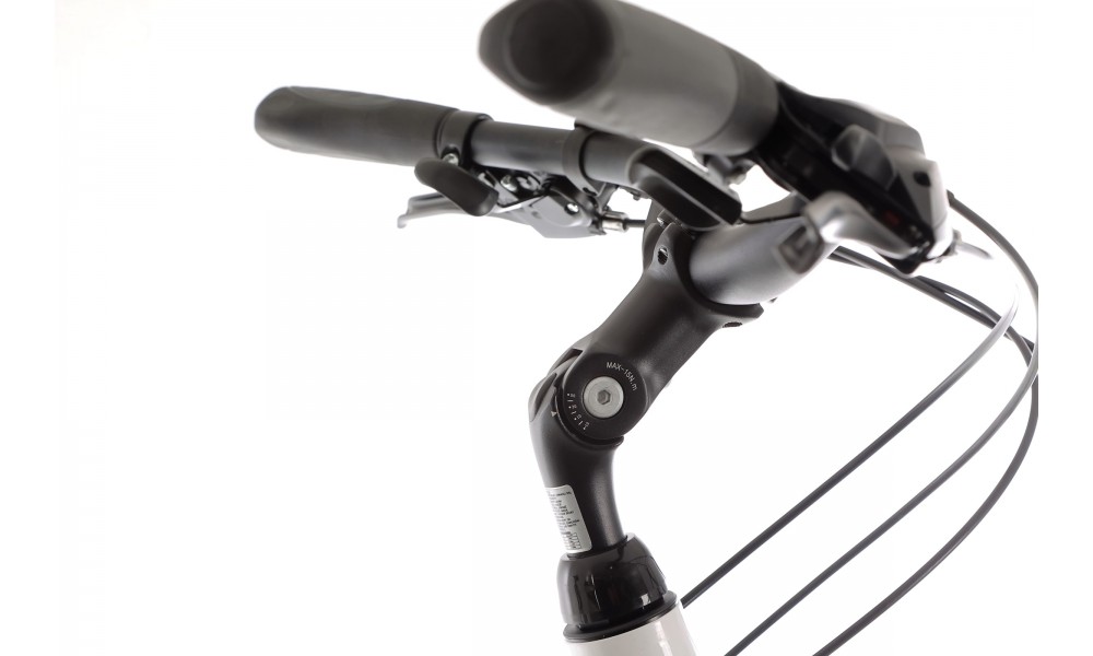 Rower trekkingowy Romet Gazela 5 2024 - biało-złoty