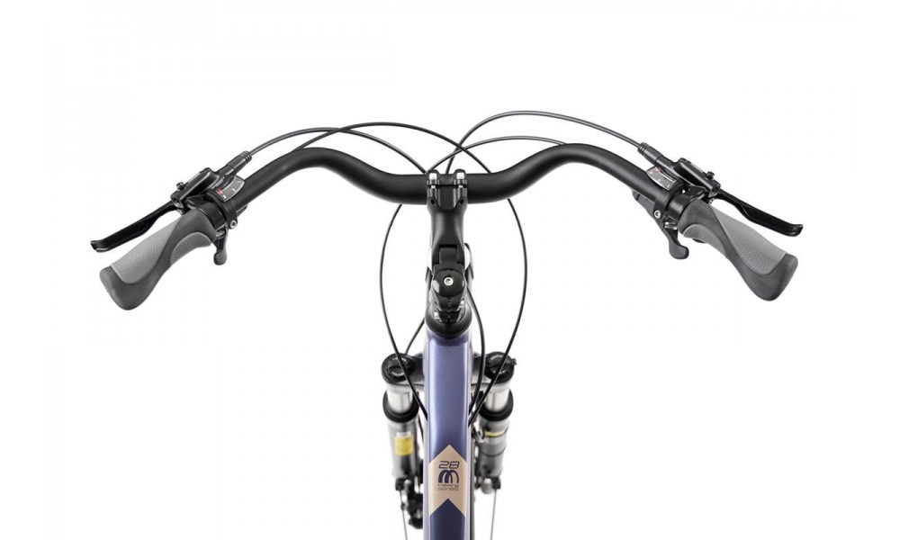 Rower trekkingowy Romet Gazela 9 2024 - fioletowo-złoty