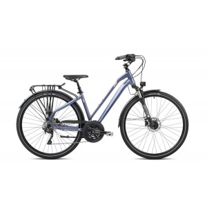 Rower trekkingowy Romet Gazela 9 2024 - fioletowo-złoty 1