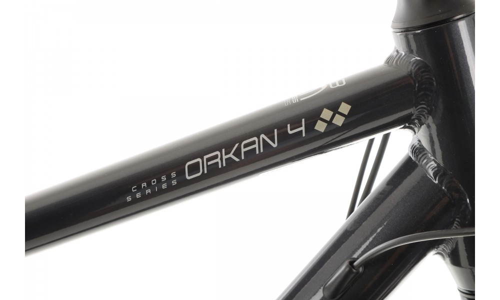 Rower crossowy Romet Orkan 4 M 2024 - grafitowo-srebrno-szampański
