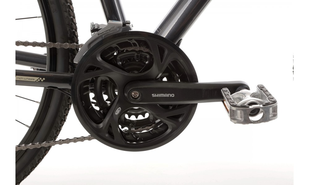 Rower crossowy Romet Orkan 4 M 2024 - grafitowo-srebrno-szampański