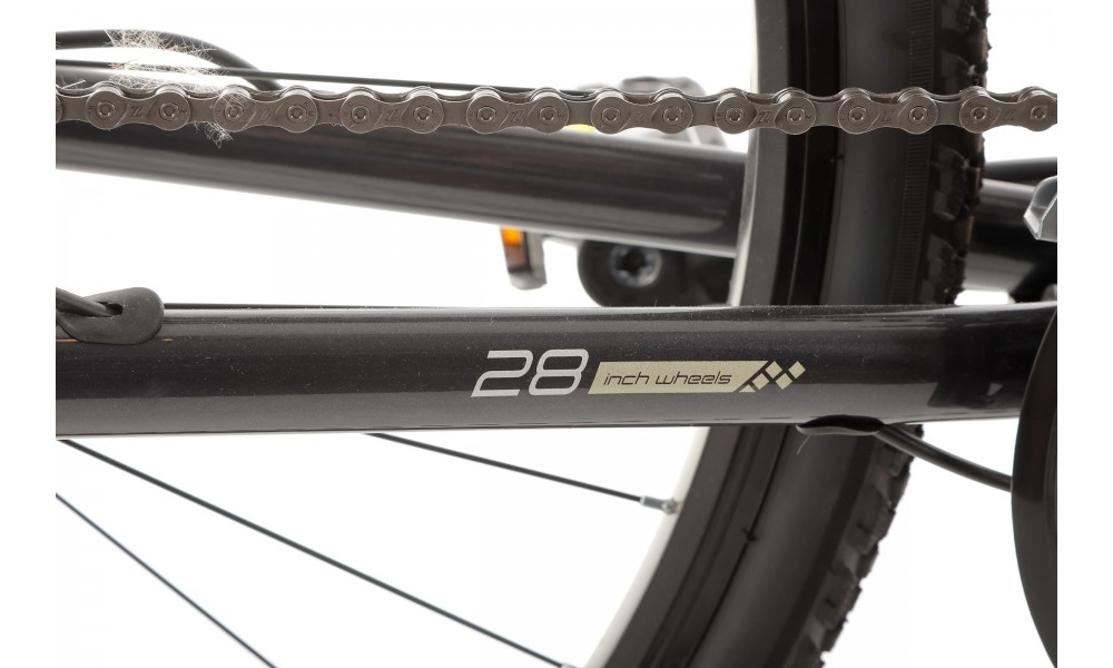 Rower crossowy Romet Orkan 4 M 2024 - grafitowo-srebrno-szampański