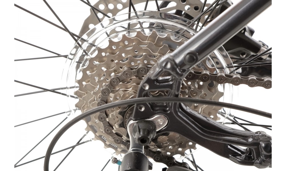 Rower crossowy Romet Orkan 4 M 2024 - grafitowo-srebrno-szampański