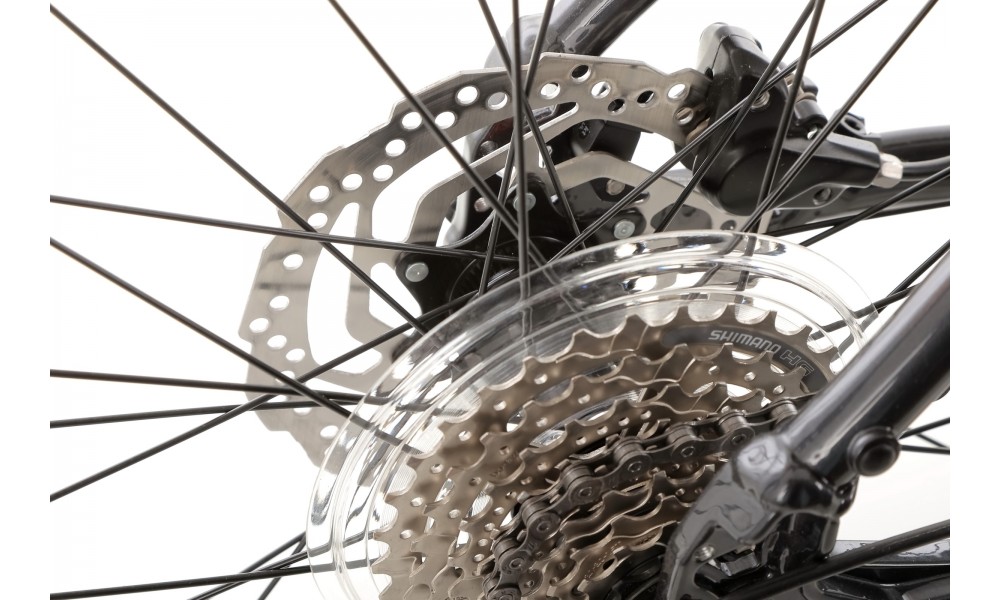 Rower crossowy Romet Orkan 4 M 2024 - grafitowo-srebrno-szampański