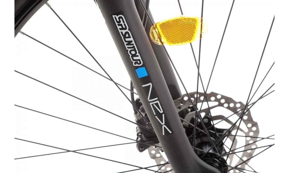 Rower crossowy Romet Orkan 4 M 2024 - grafitowo-srebrno-szampański