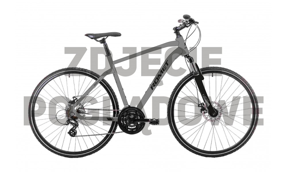 Rower crossowy Romet Orkan 6 CS M 2024 - grafitowy-czarny