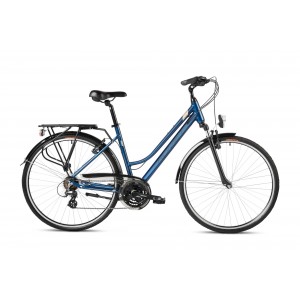 Rower trekkingowy Romet Gazela 2024 - ciemnoturkusowo-złoty 1