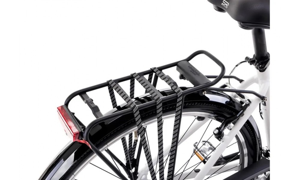 Rower trekkingowy Romet Gazela 1 2024 - biało-fioletowy