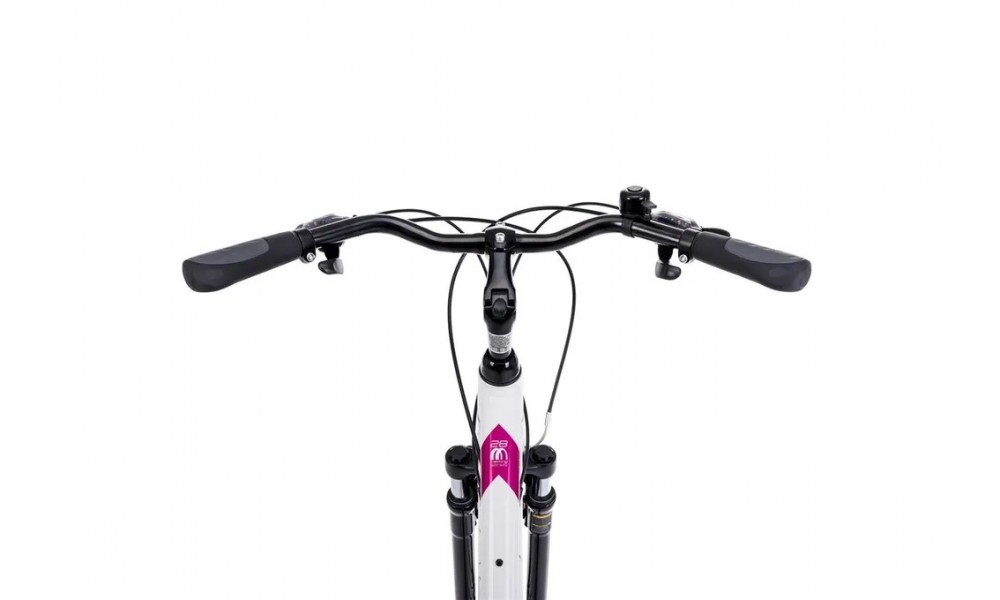 Rower trekkingowy Romet Gazela 1 2024 - biało-fioletowy