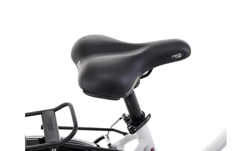 Rower trekkingowy Romet Gazela 1 2024 - biało-fioletowy