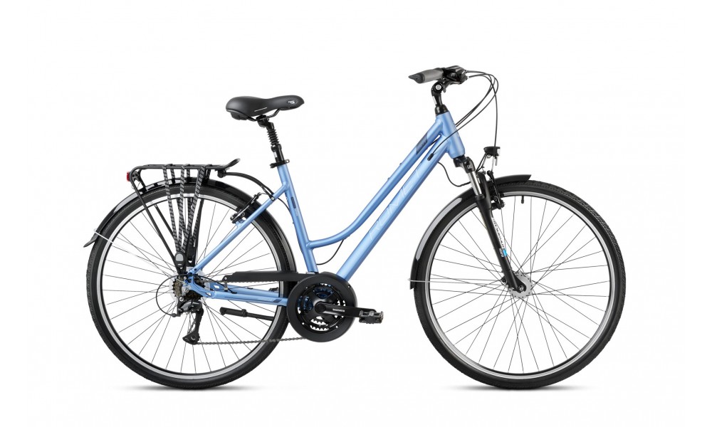 Rower trekkingowy Romet Gazela 3 2024 - niebieski-granatowy