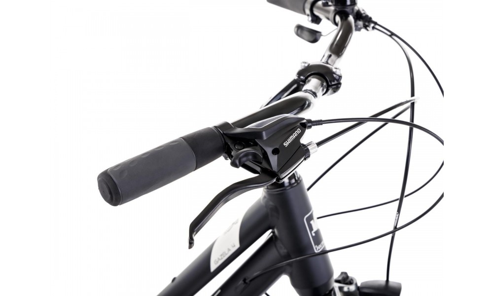 Rower trekkingowy Romet Gazela 4 2024 - czarny-szary