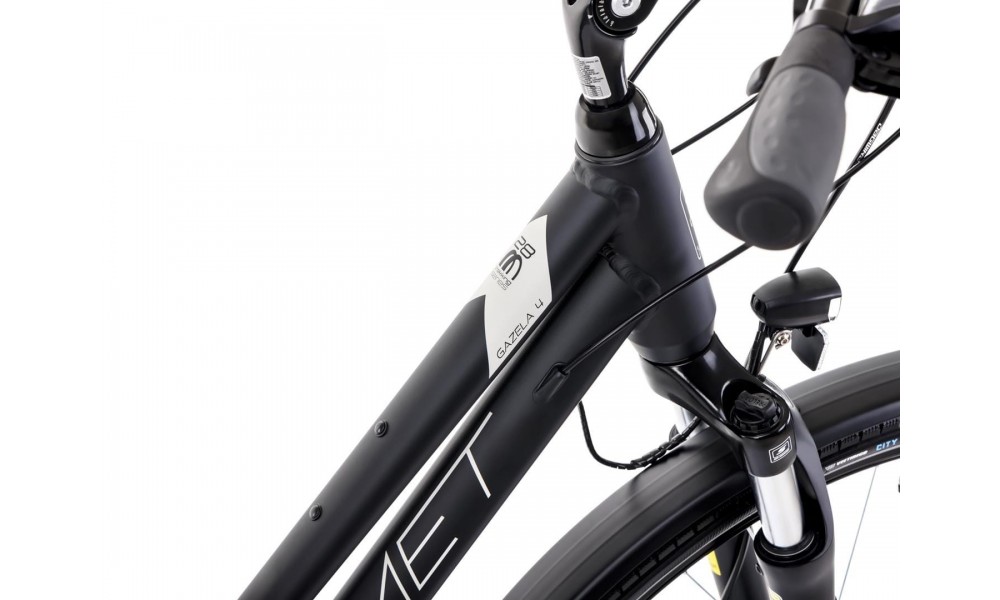 Rower trekkingowy Romet Gazela 4 2024 - czarny-szary