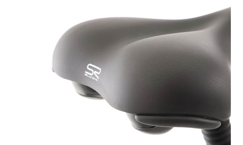 Rower trekkingowy Romet Gazela 4 2024 - grafitowy-biały