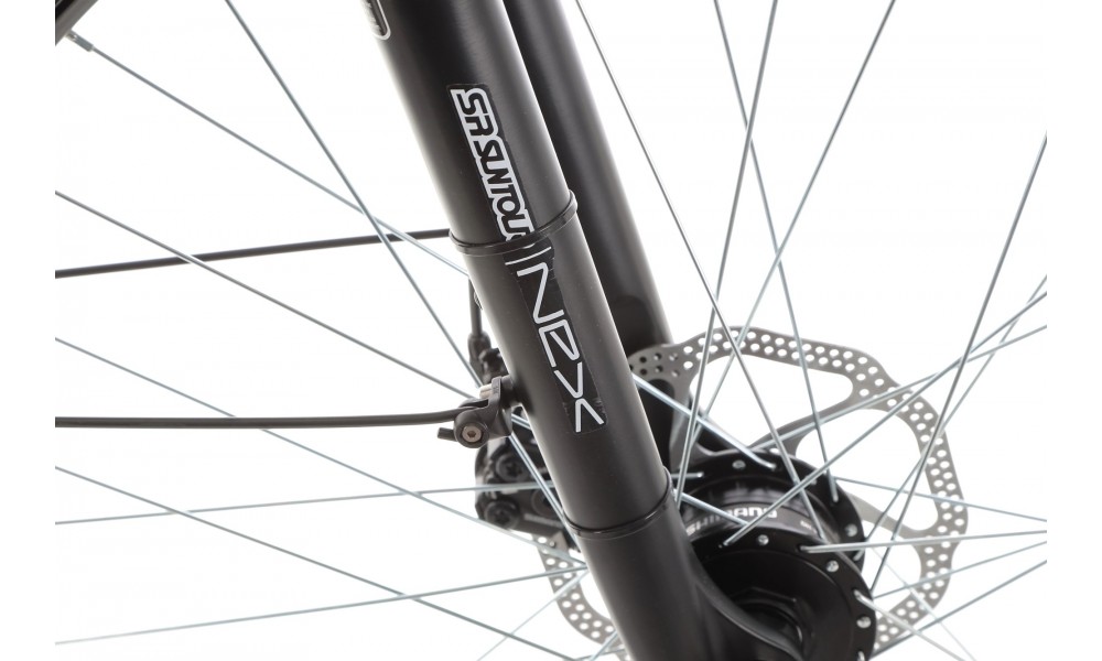 Rower trekkingowy Romet Gazela 4 2024 - grafitowy-biały