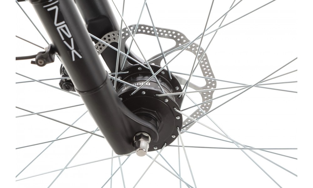 Rower trekkingowy Romet Gazela 4 2024 - grafitowy-biały