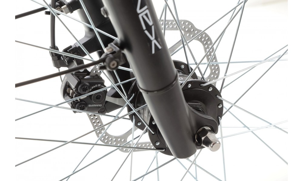 Rower trekkingowy Romet Gazela 4 2024 - grafitowy-biały