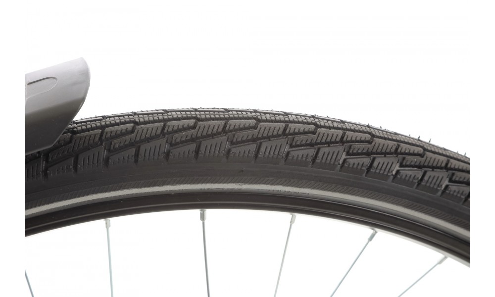 Rower trekkingowy Romet Gazela 4 2024 - grafitowy-biały