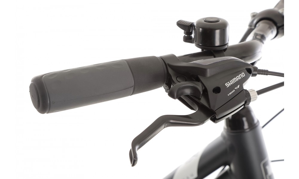 Rower trekkingowy Romet Gazela 4 2024 - grafitowy-biały