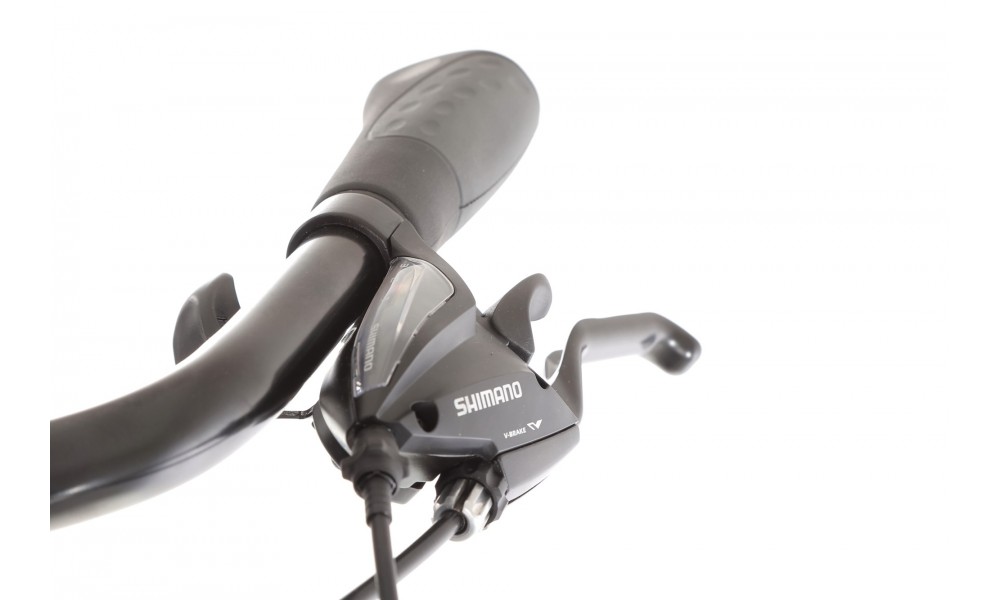 Rower trekkingowy Romet Gazela 4 2024 - grafitowy-biały